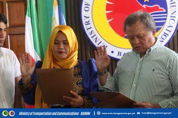 Newly Appointed BMARINA Director I takes oath of office, OIC Director I holds ceremonial turnover to new Director