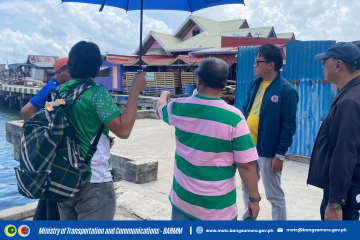 MOTC Officials Inspect Ongoing Projects in Tawi-Tawi to Ensure Timely Completion