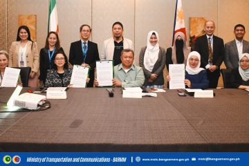 Ceremonial MOA Signing to Establish QMS Certification for MOTC-BARMM