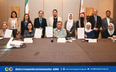 Ceremonial MOA Signing to Establish QMS Certification for MOTC-BARMM